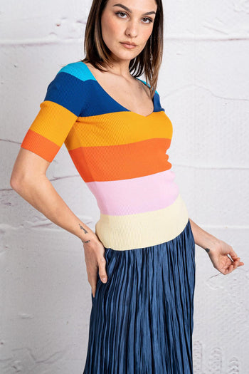 Maglia Multicolor 3360 - 4