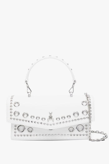 Borsa Pelle di Vitello Bianco - 5