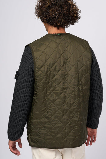 Gilet Polarquilt Verde Uomo - 3