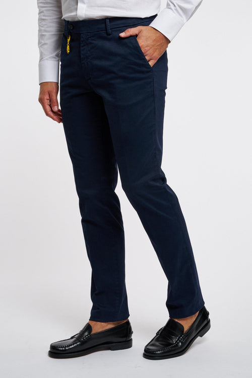 Pantalone slim in cotone stretch - 2