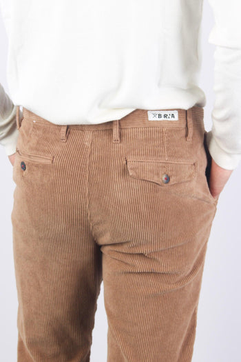 Pantalone Chino Velluto Cammello - 7