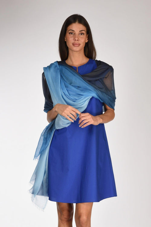 Sciarpa Ginevra Azzurro/blu Donna