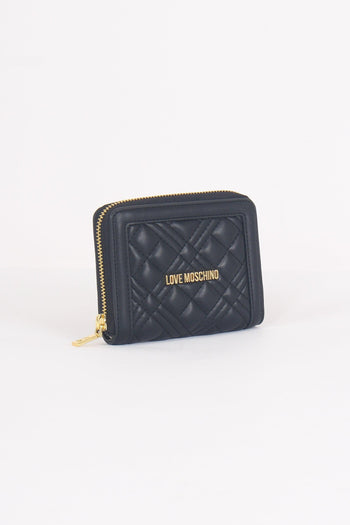 Zip Around Medio Matelasse Nero/oro - 5