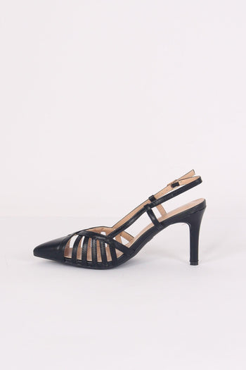 Sandalo Aperture Laterali Nero - 4