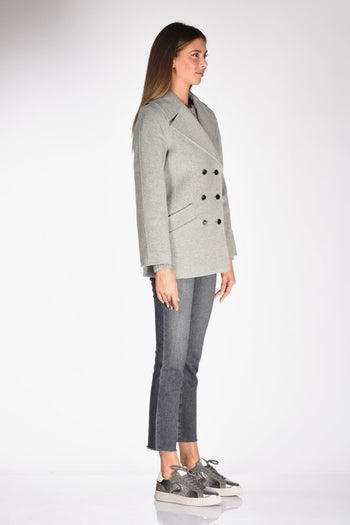 Giacca Doppiopetto Grigio Donna - 4