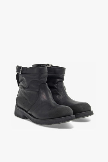 Tronchetto VINTAGE BIKER MINI in pelle nero - 5