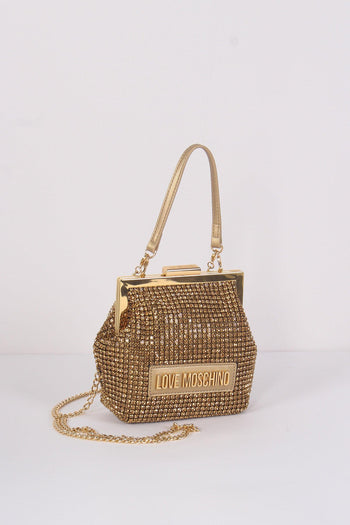 Borsa Cup Strass Metallo Oro - 4