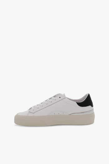 Sneakers SONICA LEATHER in pelle bianco e nero - 3