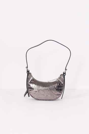 Mezza Luna Piccola Zip Gun Metal - 3