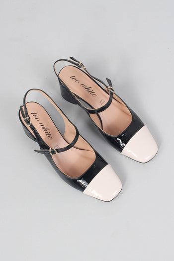 Chanel Bicolore C/tacco Vera P Nero/burro - 6
