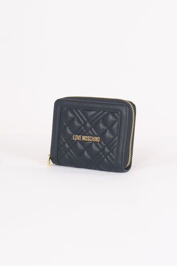 Zip Around Medio Matelasse Nero/oro - 4