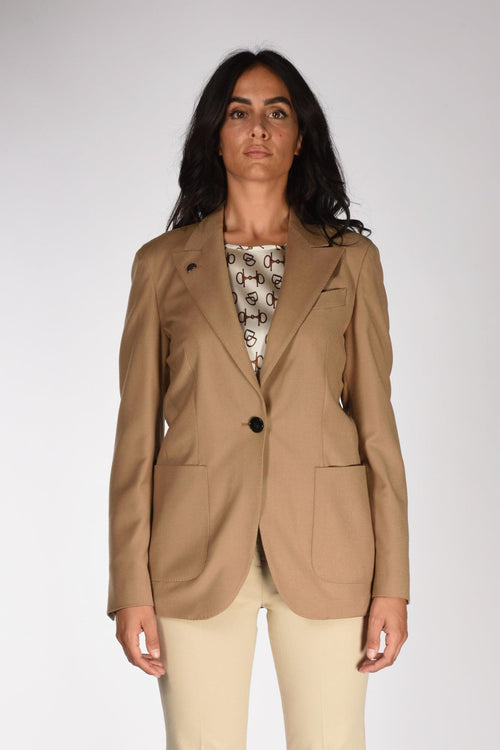 Blazer Monopetto Beige Donna - 2