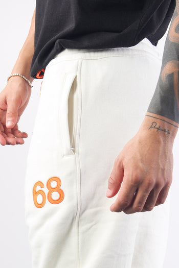 Pantalone Logo Fluo Bianco - 6