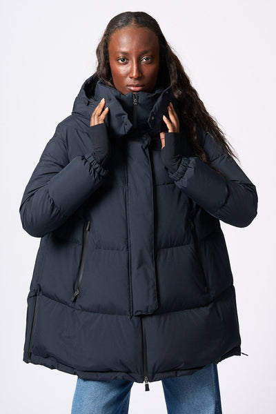 Shape Herno Piumino Blu A-SHAPE IN NYLON ULTRALIGHT In Blu Navy Da