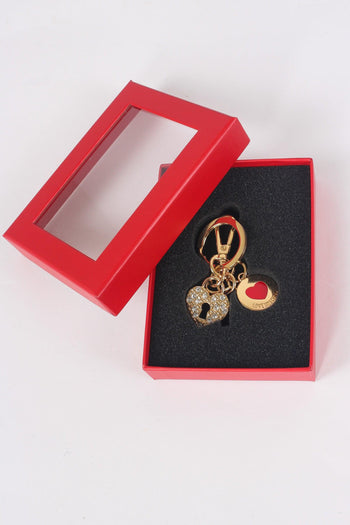 Portachiavi Lucchetto Cuore Oro - 5
