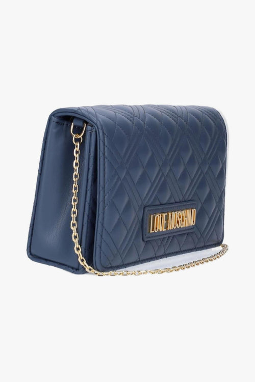 Borsetta Pochette Trapuntata Blu