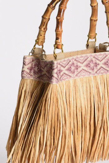 Borsa Caipirinha Beige/rosa Donna - 4