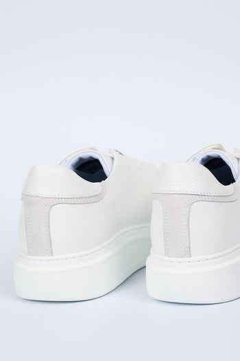 Harmont Blaine Sneaker in Pelle Bianca Uomo - 2
