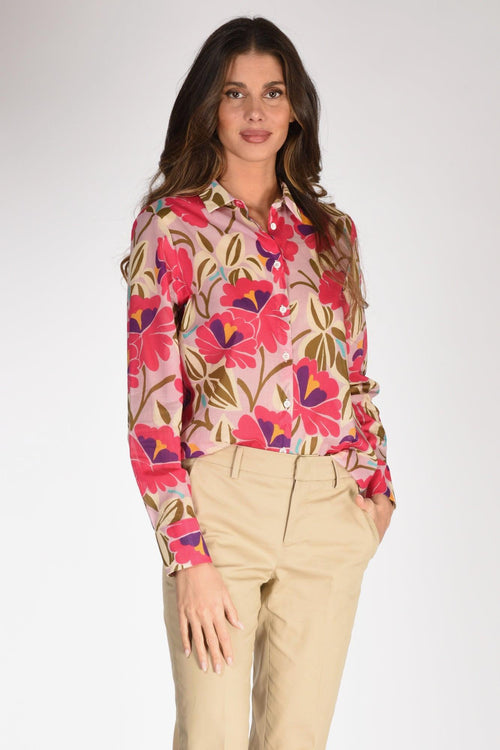 Camica Andreal Fucsia/multicolor Donna
