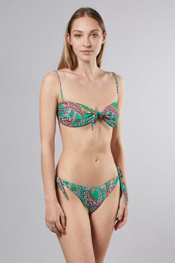 Saint Barth Bandeau Top Verde Donna - 2