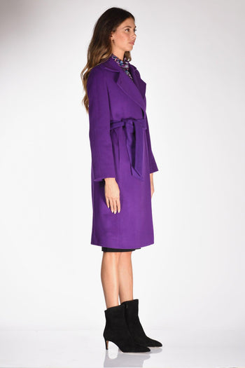 Cappotto Vestaglia Viola Donna - 3