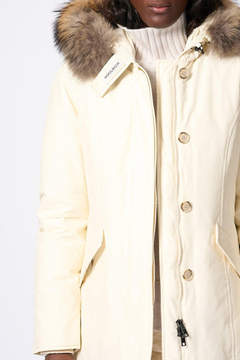 Arctic Racoon Parka Latte Donna - 6