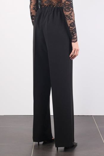 Pantalone Palazzo Elastico Nero - 6