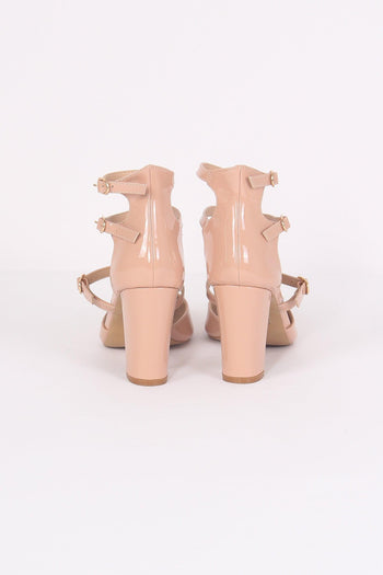 Decolette Punta 3 Fibbie Nude - 3