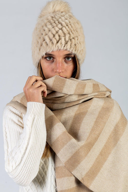 Stola Cammello Donna