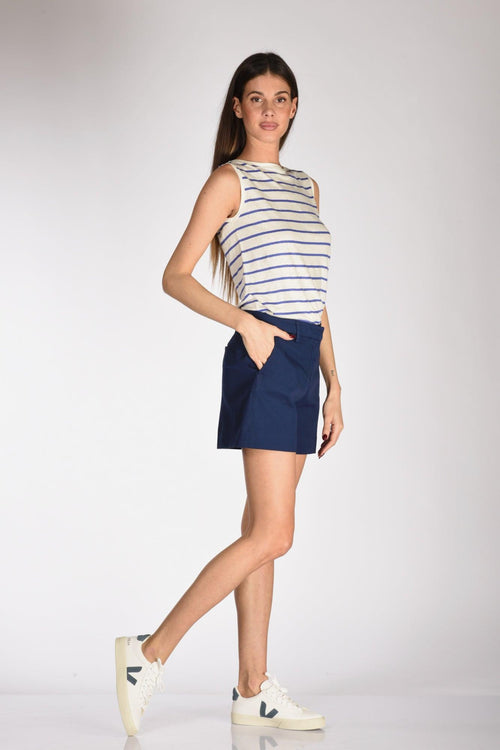 Bermuda Shorts Blu Donna - 2