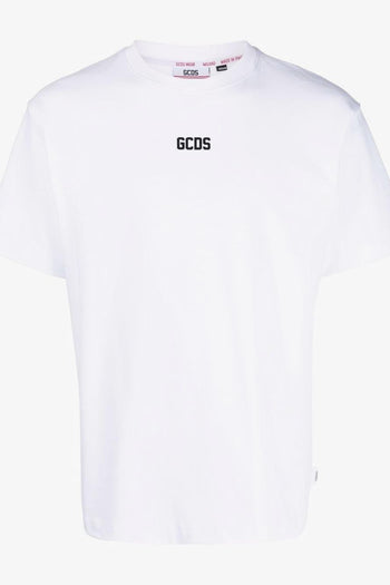 T-Shirt Bianco Stampa Micro Logo - 5