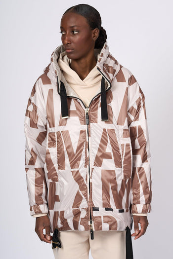 Piumino Greenlo Logo Ecru Donna - 3