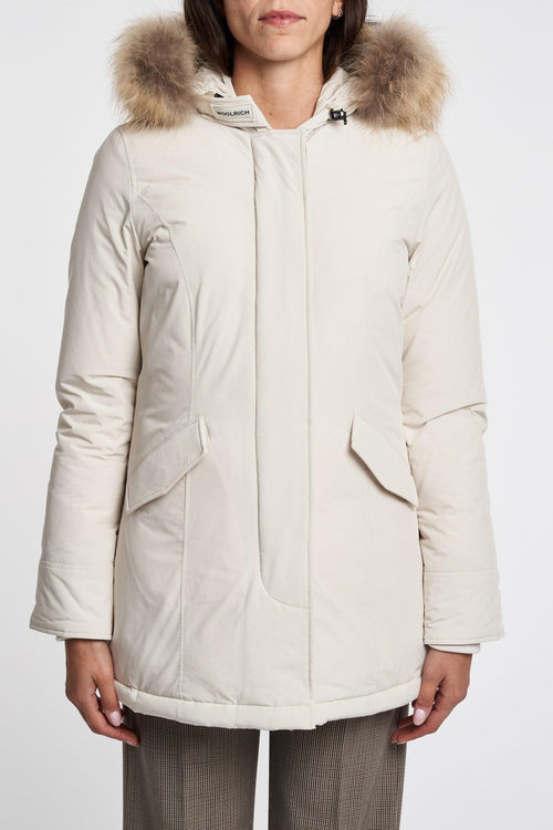 Parka Luxury Arctic Raccoon Bianco