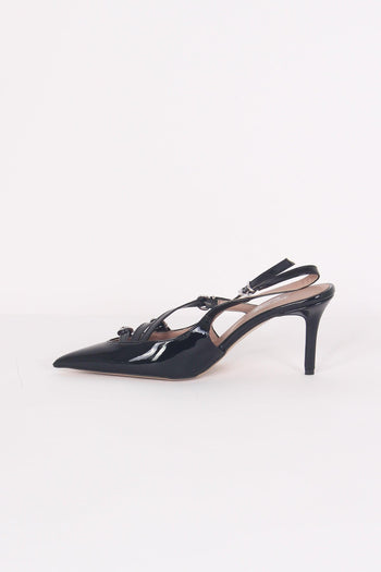 Sandalo Tacco Multifibbia Vern Nero - 6