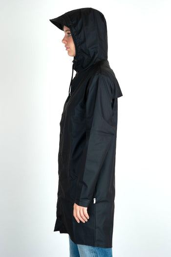 Long Jacket Sintetico Nero - 3