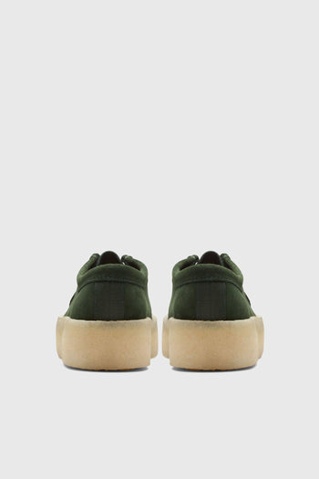 Clarks Wallabee Cup Scarpe in Pelle Verde Scuro - 5