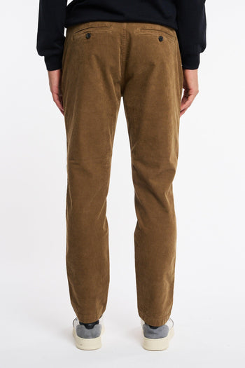 Prince Denim Pantalone Chinos Marrone Uomo - 4