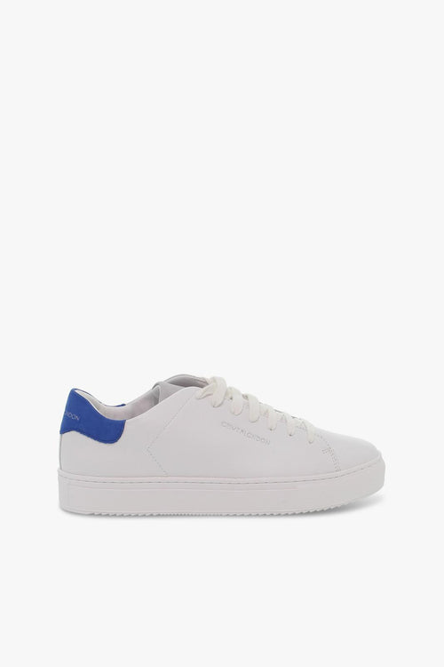 Sneakers UNITY LOW TOP in pelle bianco e blu