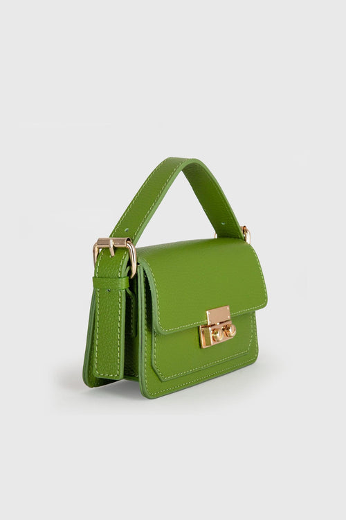 Borsa #Bag in Pelle Verde - 2