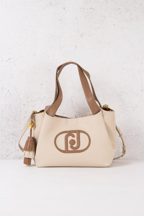 Borsa Media Zip Centrale Coffee Milk/nuez