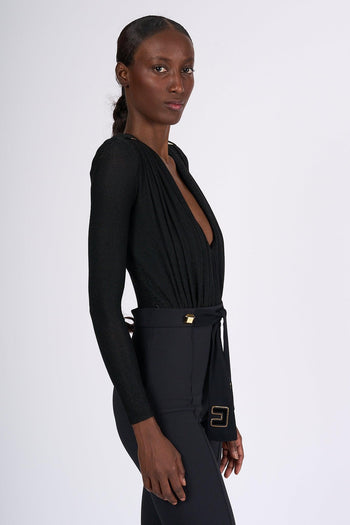 Body Lurex Nero Donna - 3