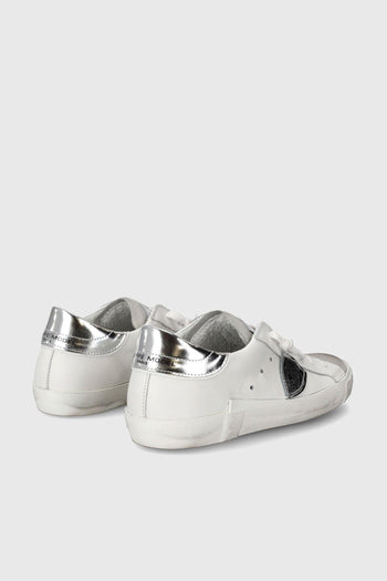 Sneaker PRSX Pelle Bianco/Argento - 3