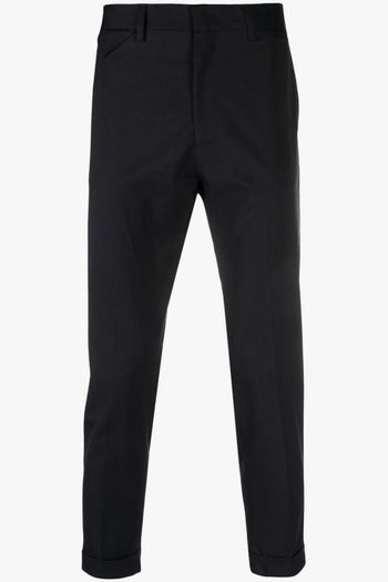 Pantalone Blu Uomo sartoriali crop - 5