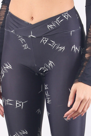 Leggings Lycra Scritta Black Logo - 8