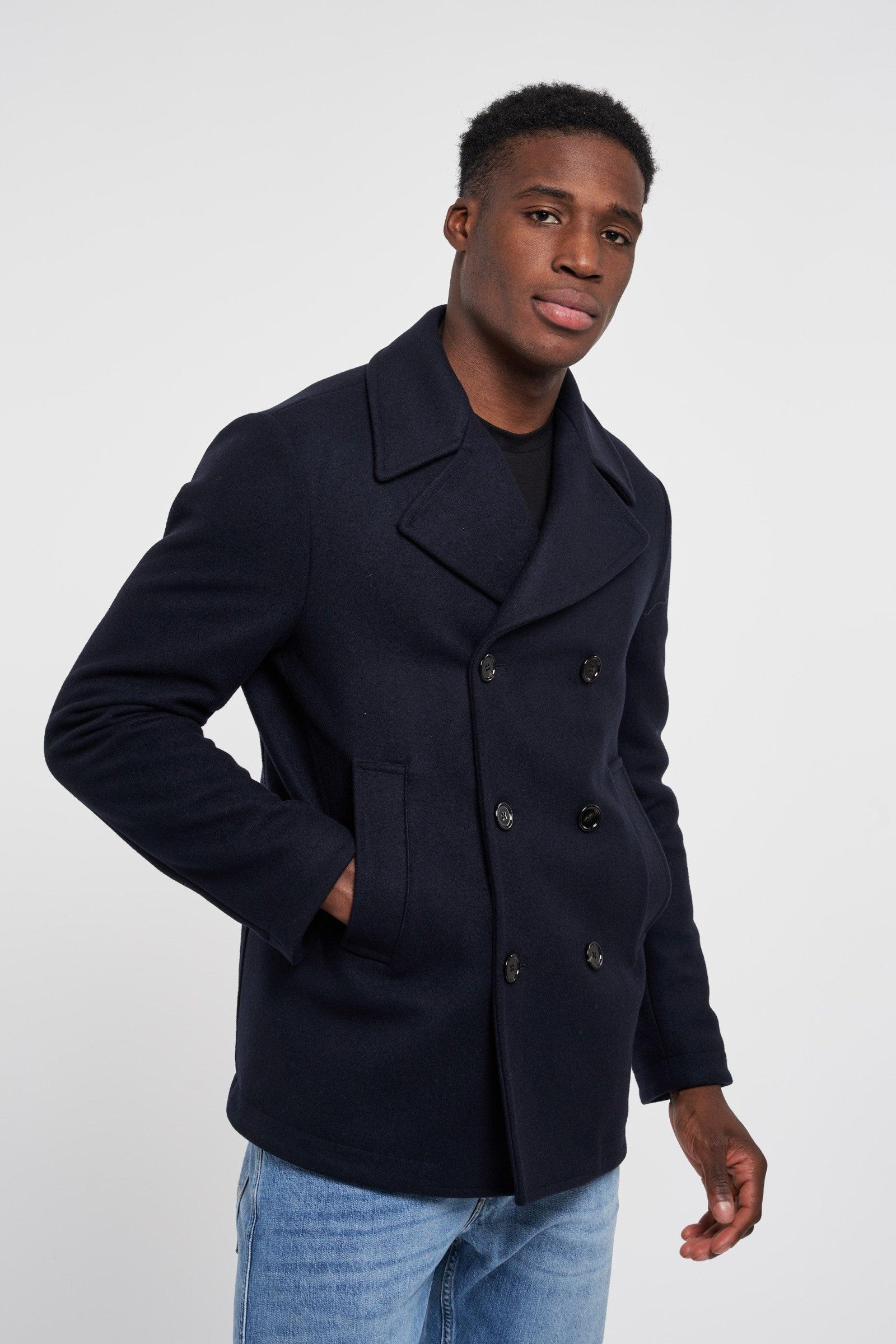 Cappotto Doppiopetto Corto Cappotti Uomo Corto Cappotto Corto