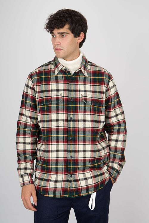 Camicia Work Vintage Flannel Sabbia Uomo