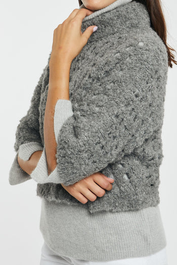 Maglia Grigio Donna - 7