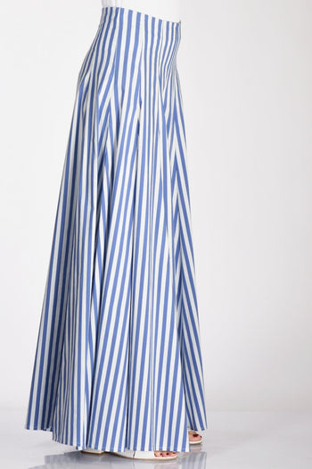 Pantalone Debby Blu/bianco Donna - 4