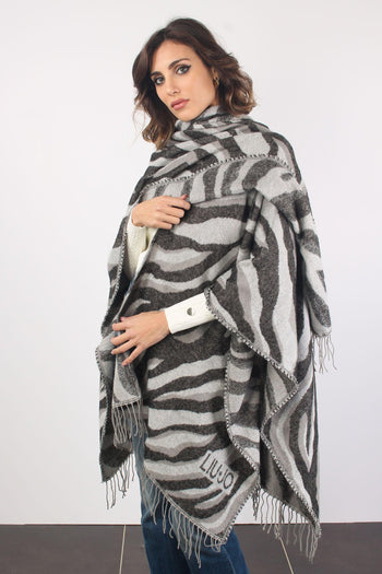 Poncho Jaquard Zebra - 5