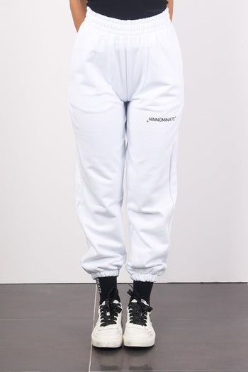 Pantalone Felpa Basico Bianco - 3